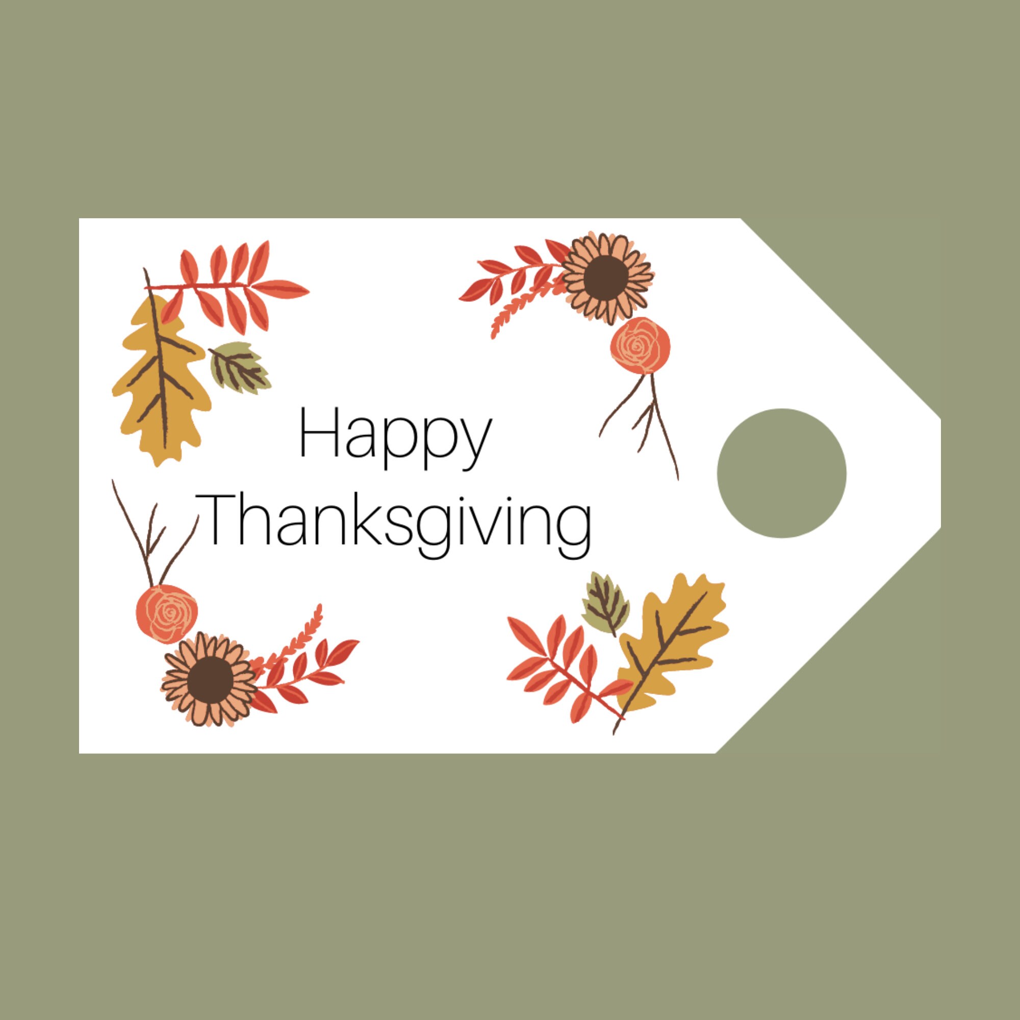 Free downloadable thanksgiving labels