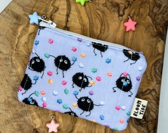 Handmade Soot Sprite Card & Coin Purse - Studio Ghibli Gift - Spirited Away - Anime