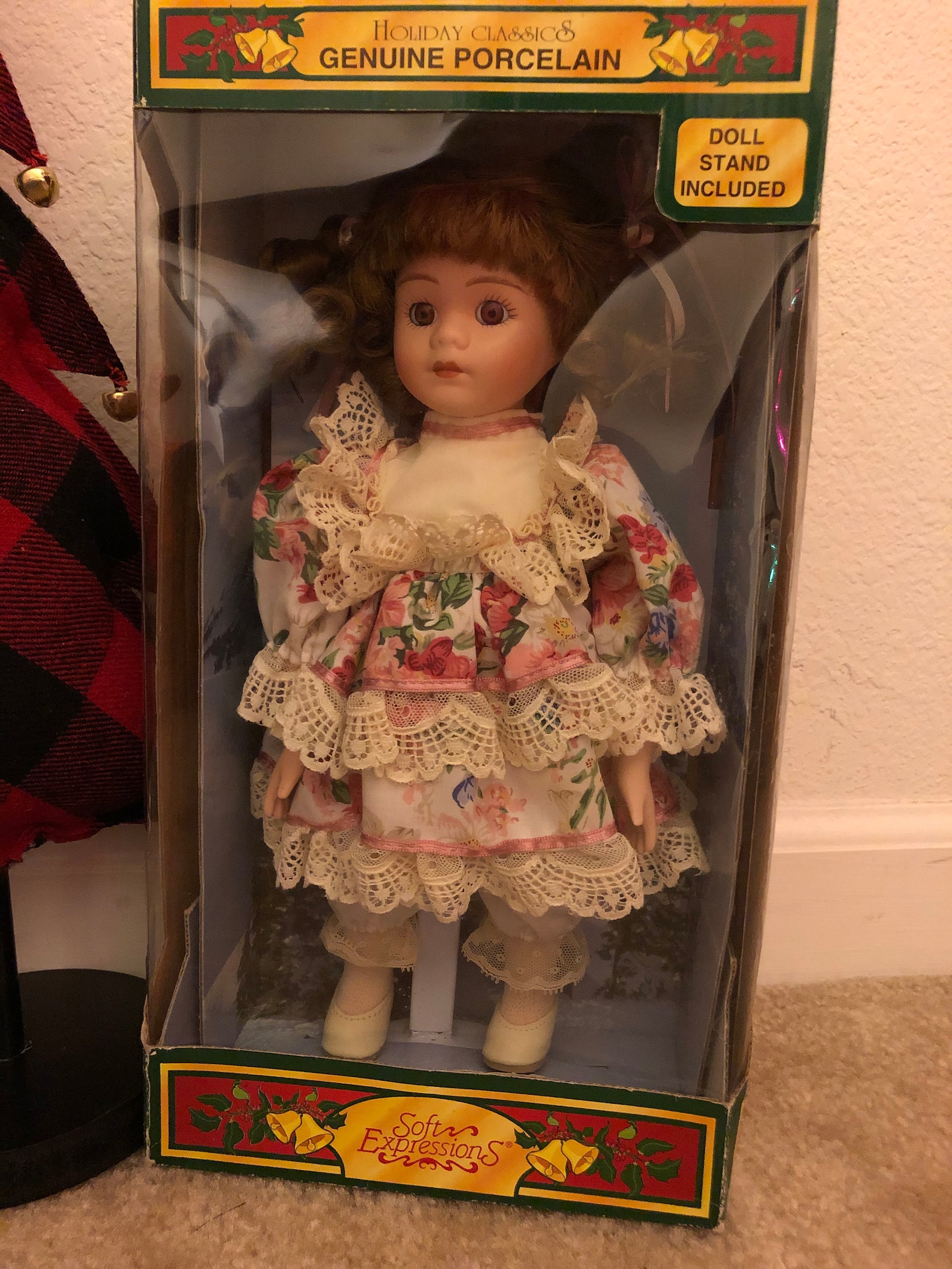 Holiday Classics Genuine Porcelain Doll in Original Box Etsy