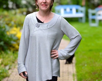 Women's Cardigan Diagonal Fox