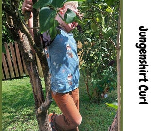 Boys' shirt Curl, sizes 74 to 176