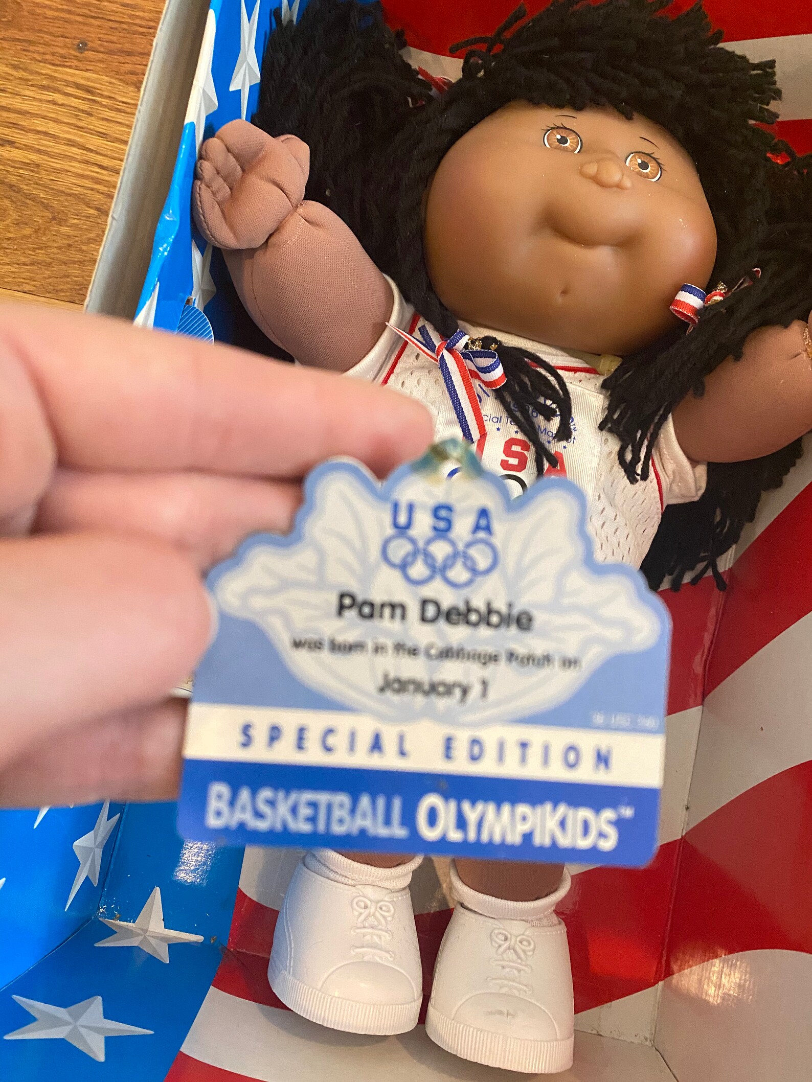 Cabbage Patch Special Edition Basketball Olympikids Doll 1996 Etsy
