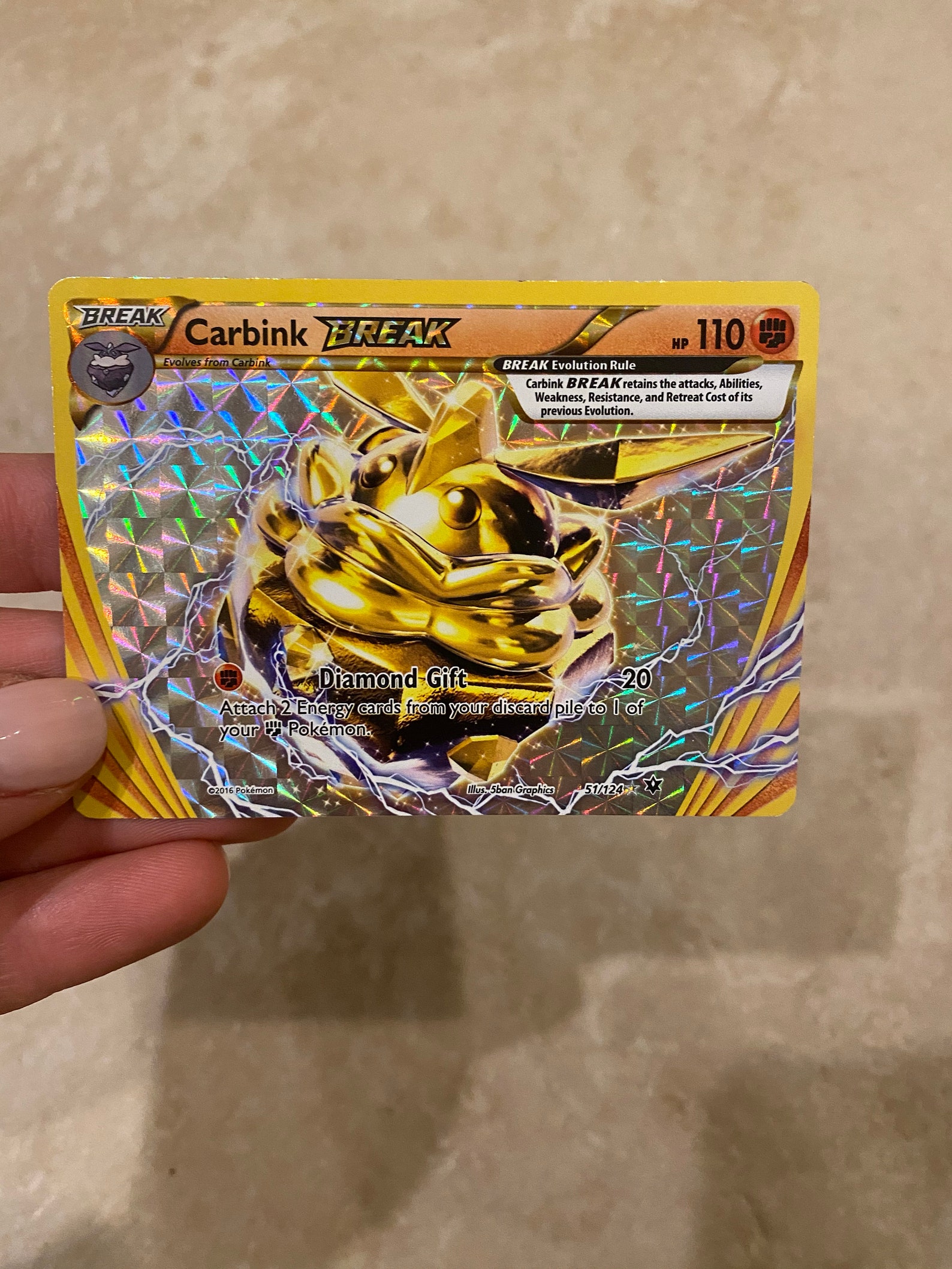 Pokémon Carbink Break Card 51 2016 Etsy