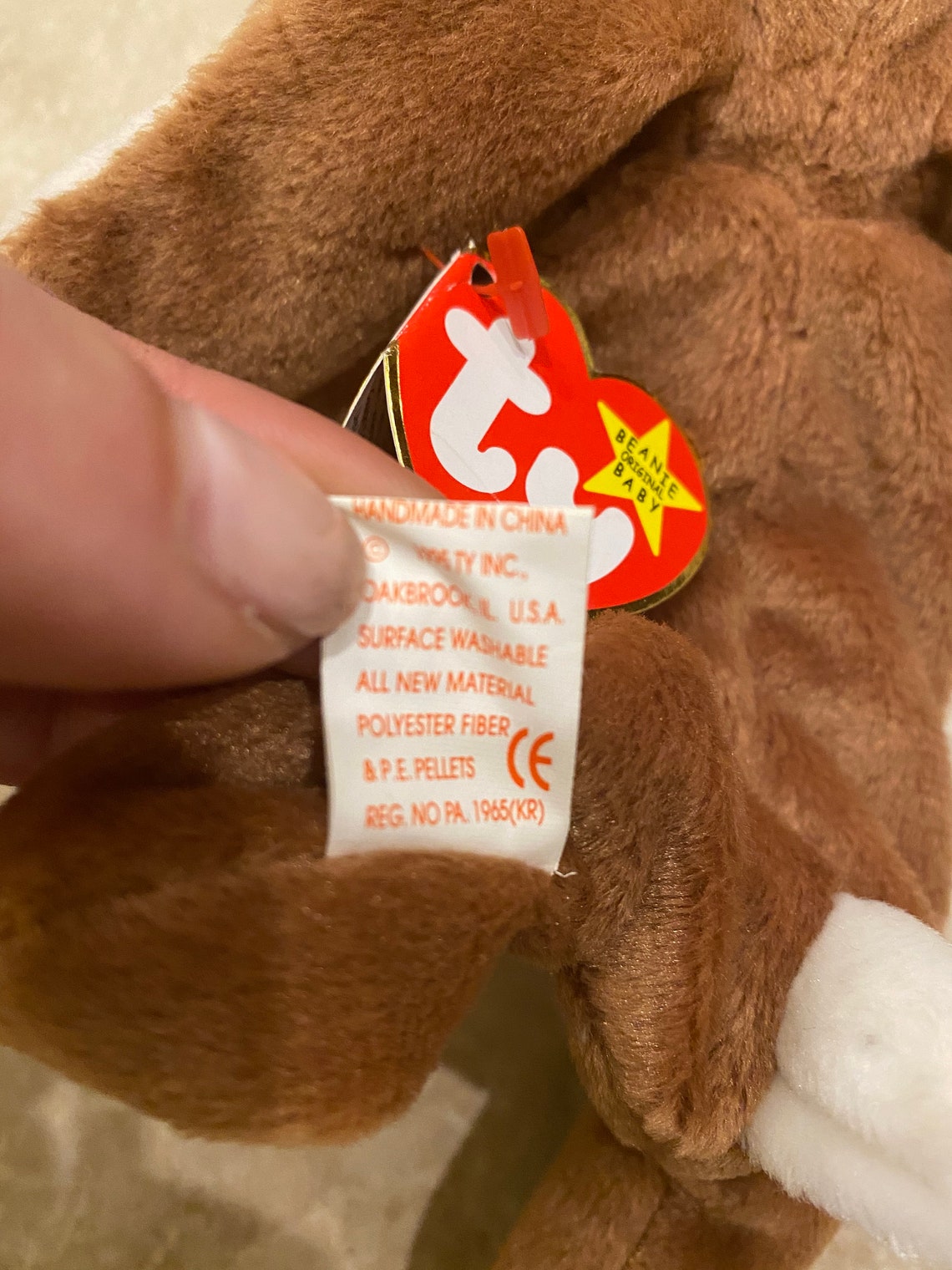 Vintage Rare Ears Beanie Baby 1995 Etsy