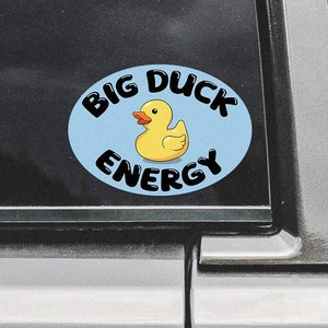 Big Duck Energy, Jeep Sticker, Jeep Wave, Duck Duck Jeep, Water Resistant sticker