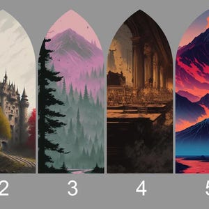 Bookshelf Fantasy Window Inserts | INSERT ONLY