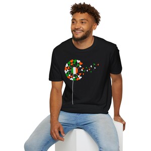 St Patrick&#39;s Day Wish Unisex T-Shirt, Irish Shamrock Tee, Luck of the Irish Shirt, Green Clover Top, St Paddy&#39;s Day Apparel