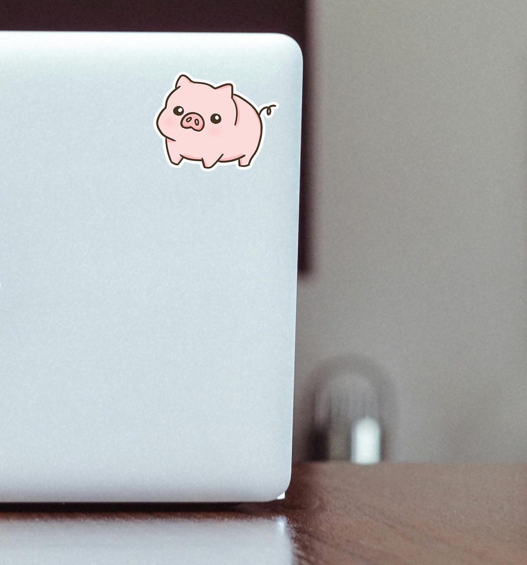 Cute Piggy Vinyl Sticker - World Sticker, Funny Sticker, Doodle Sticker ...