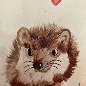 Postkarte „Igel“