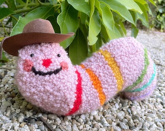 Queer Cowboy Worm Plushie