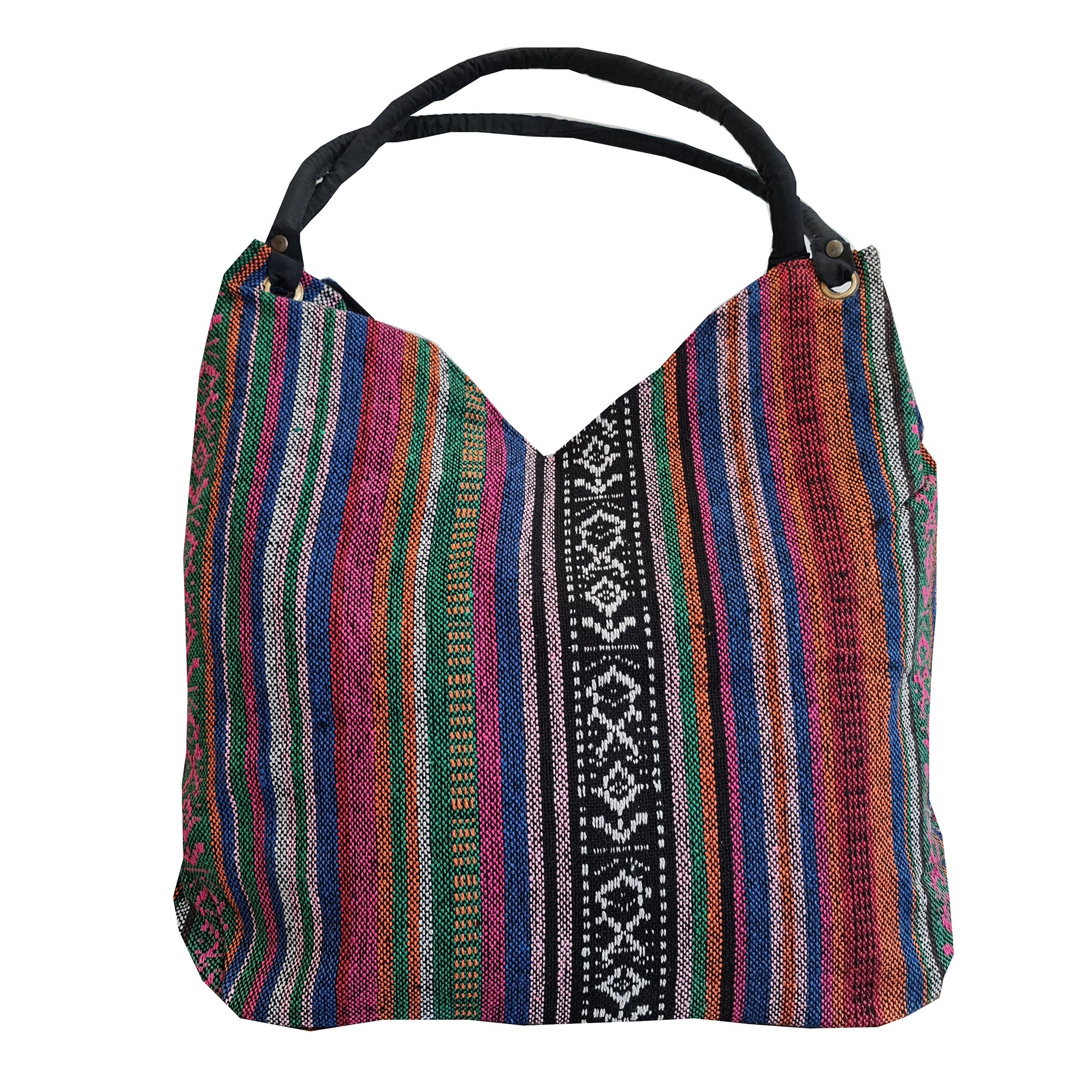 Crochet Bag Made From Recycled Ribbon Yarn, Textile Yarn, Shopper