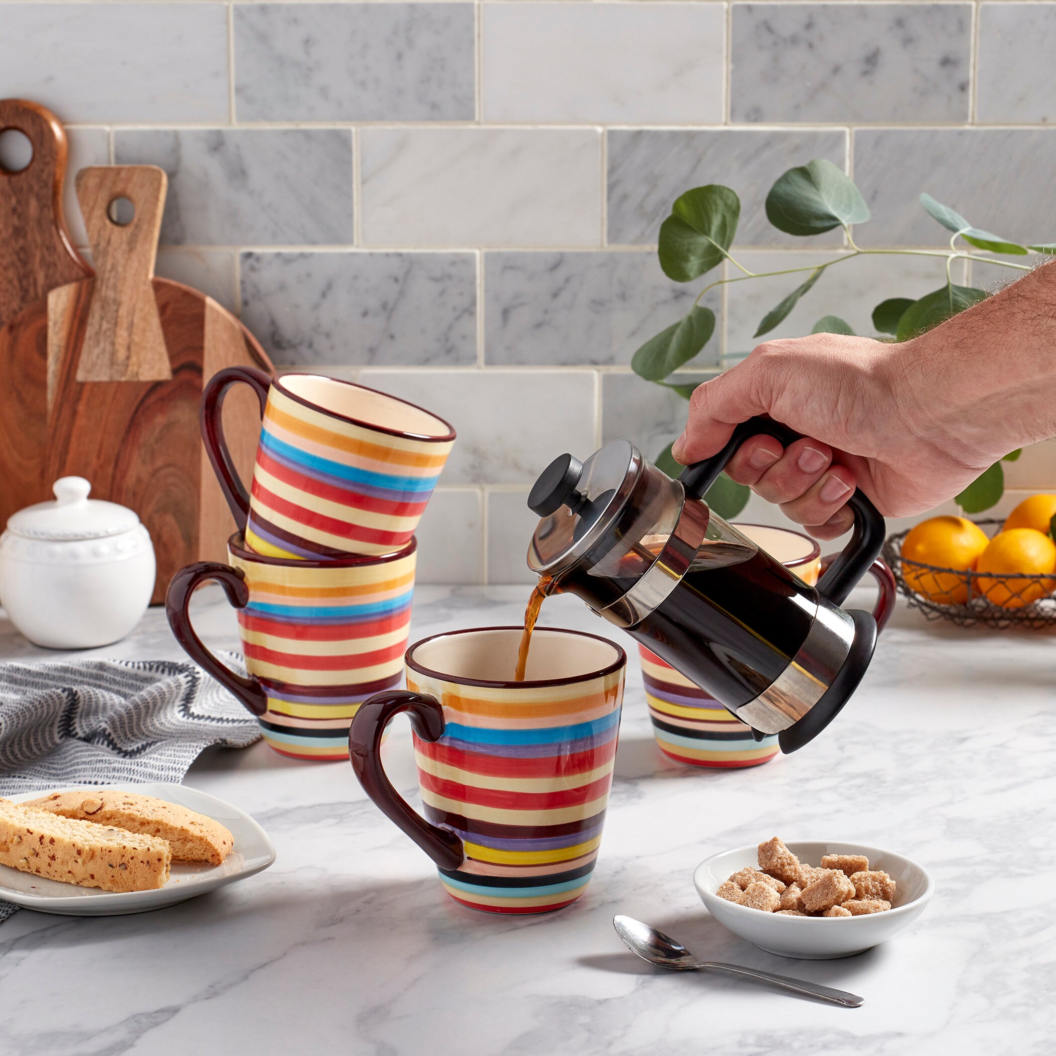 Tabletop Lifestyles Sedona 16Ounce Mug Set of 4 Etsy