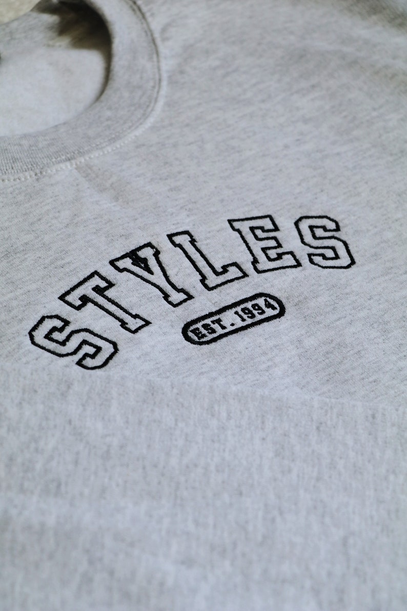 Vintage 'Styles' Varsity Crewneck 