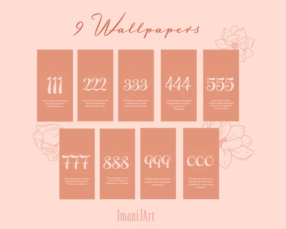 9 Iphone Manifest Wallpaper Design Manifest Angel Numbers Etsy Australia