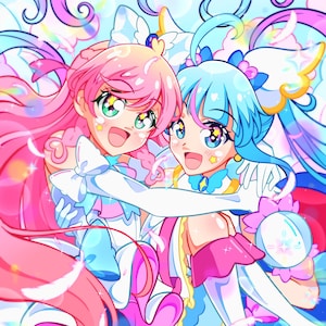 8x11 sky and prism print and sticker
