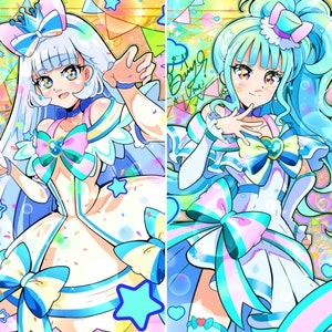 Magical girl 6x8 print and stickers