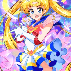 Magical girl 8x10 Print and stickers