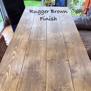 Chunky Breakfast Bar, Dining Table, Rustic 65mm Timber, 76cm - 110cm High, Industrial Black/Raw-Self Colour/Galvanised, AdjustableTube Legs image 12