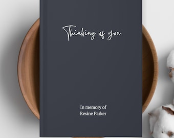 Grief Journal, Loss Remembrance Gift
