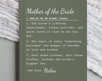 Mother of the Bride Journal, Wedding Keepsake Gift