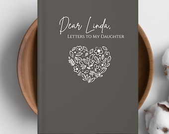 Journal Lettres personnalisées à ma fille, livre de souvenirs pour bébé fille