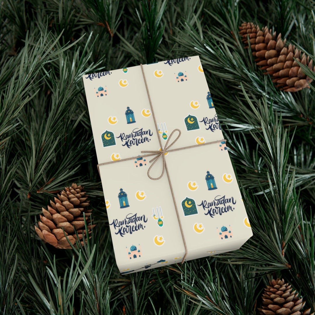 ramadan mubarak gift wrap
