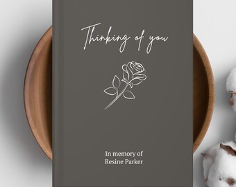 Grief Journal, Loss Remembrance Gift