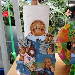 Porta-toalhas de papel de gengibre