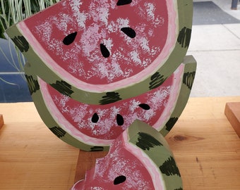 Watermelon Paper Plate and Napkin Holder