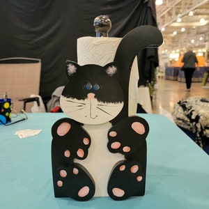 Porta-toalhas de papel para gatos