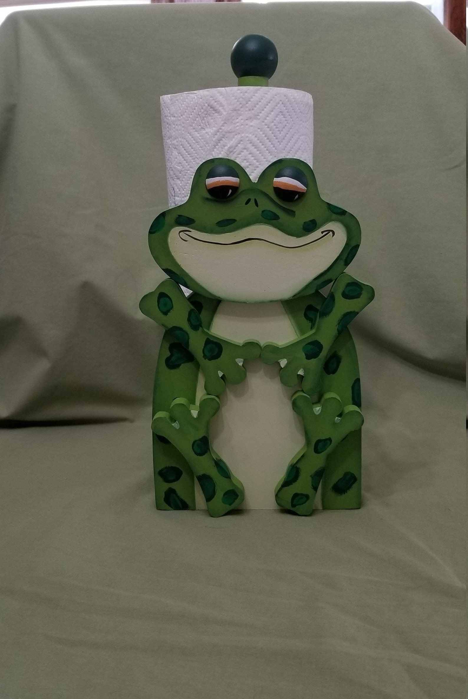 Frog Plate and Napkin Paper Towel Holder Etsy