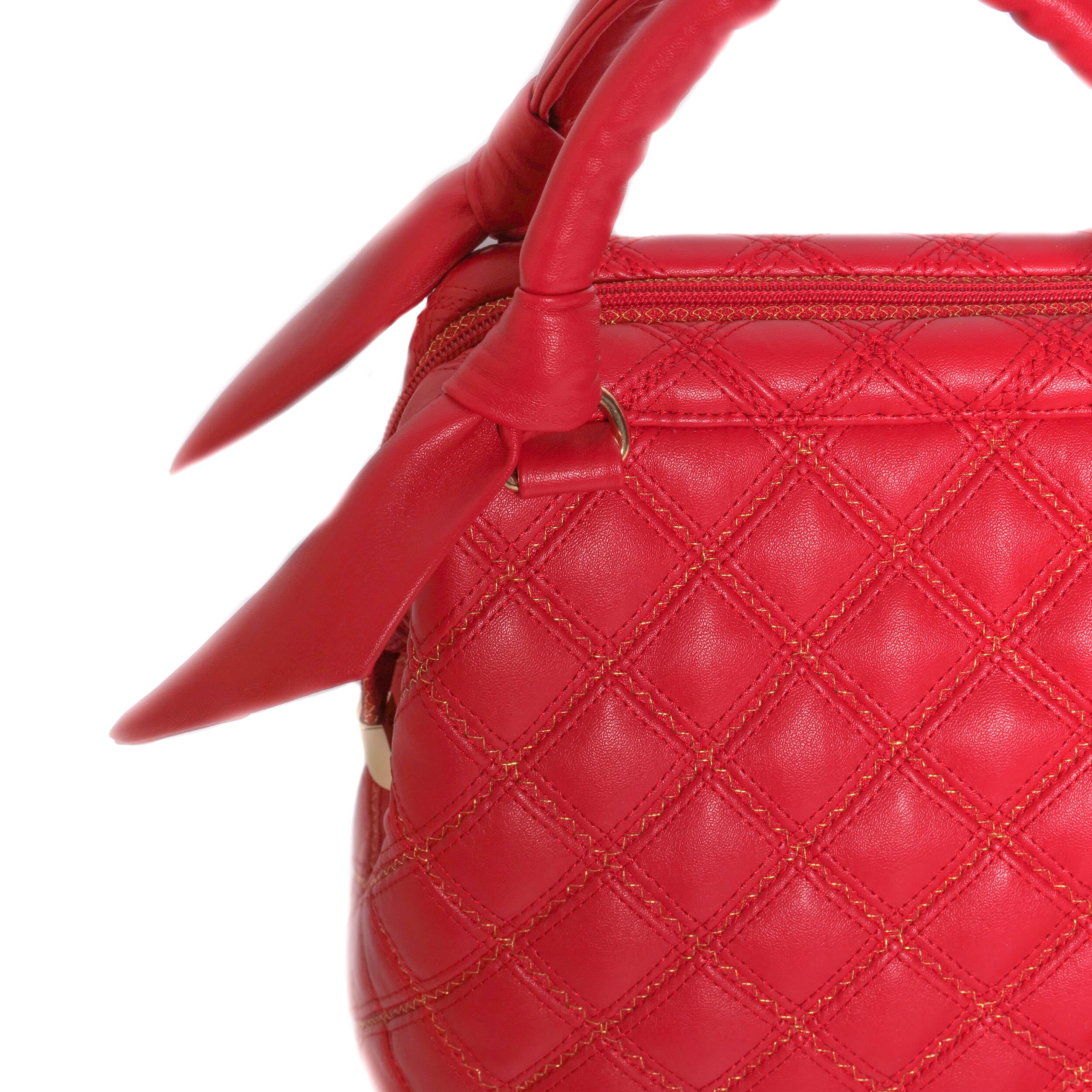 Bolso de estilo clásico rojo bolso de mango superior bolso Etsy