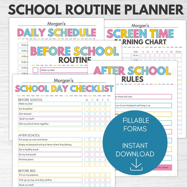 Kids Daily Routine - Etsy