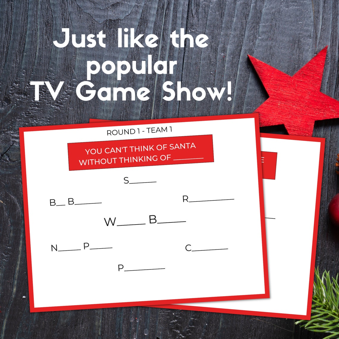 Christmas USA Says Printable Game Fun Party Game Christmas Etsy Christmas USA Says Printable Game Fun Party Game Christmas Etsy