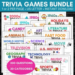 Lot de jeux-questionnaires sur les pubs, Jeux-questionnaires pour une soirée, Soirée jeux en famille, Lot de quiz sous forme de quiz, Pack de quiz de pub, Lot de jeux-questionnaires captivants