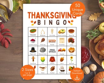 Thanksgiving Bingo, Thanksgiving Bingo Game, Thanksgiving Games, Thanksgiving Classroom, Thanksgiving Party Game, Thanksgiving Activity