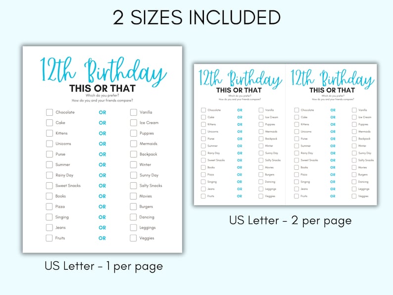 12th Birthday Party Games, 12 Year Old Party Games, Twelfth Birthday