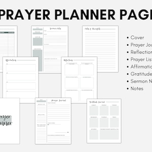 Bible Study Planner Printable Bible Study Templates Bible - Etsy
