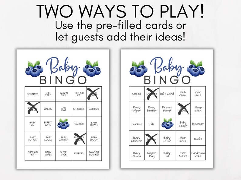Berry Baby Shower Activity
