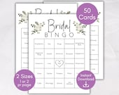 Bridal Bingo Game, Bridal Shower Bingo, Wedding Bingo Cards, Bachelorette Party Game, Bridal Shower Game, Bridal Bingo Game, Couples Game