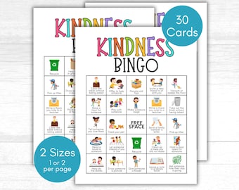 Bingo życzliwości, Bingo aktów życzliwości, Bingo wdzięczności, Aktywność życzliwości, Gra życzliwości, Karty życzliwości, Wyzwanie życzliwości, Gra Bądź życzliwy