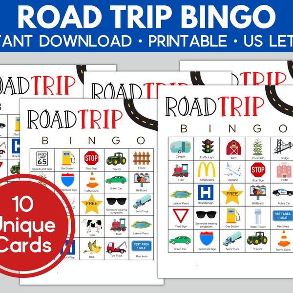 Road Trip Bingo, Kids Road Trip Games Printable, Travel Printables, Kids Activities, Family, Travel Bingo, Kids Car Games, Family Vacation