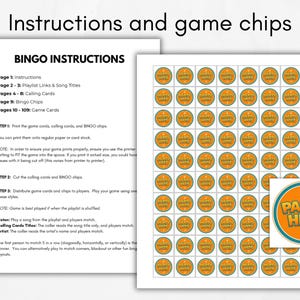 Party Hits Muziekbingo, verjaardagsfeestje, muziekbingokaarten - Spotify-afspeellijst, feestbingo, partyspel jaren 70, 80 en 90, baractiviteit afbeelding 4