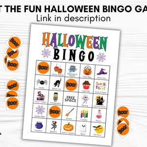 Halloween Bingo Patterns, Printable Halloween Bingo Game, Bingo Patterns Download, Fall Bingo Patterns, Bingo Winning Patterns image 7