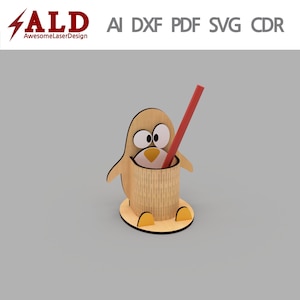 Suporte para caneta lápis arquivos de corte a laser arquivos svg arquivos dxf para arquivo de corte a laser corte a laser modelo de corte a laser vetorial arquivos de corte a laser glowforge