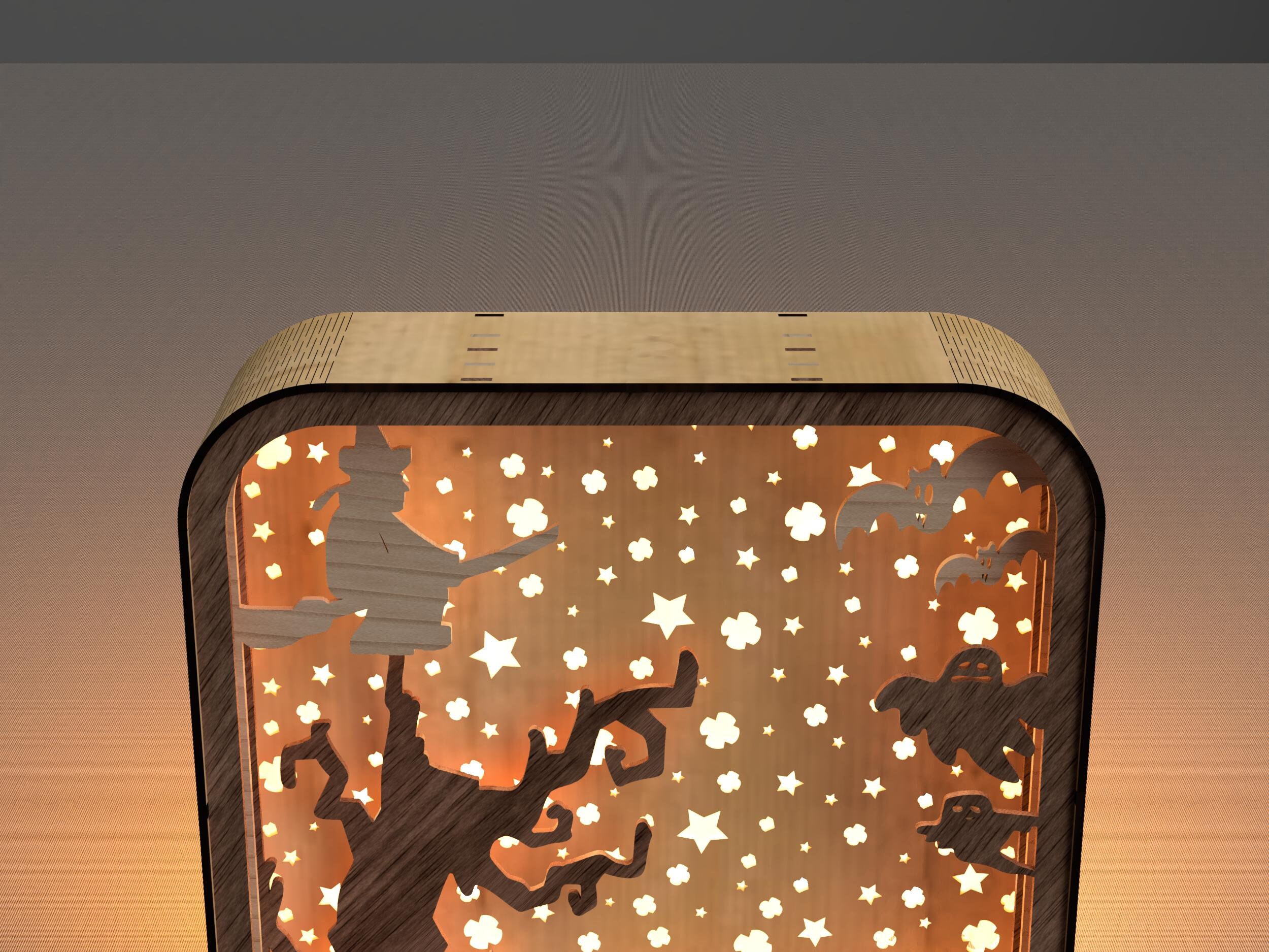Light Box Dxf Shadow box laser cut files lightbox svg files dxf files for - Etsy México