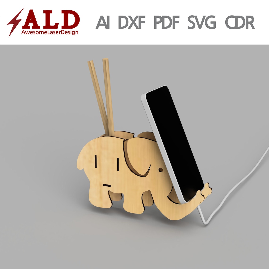 Mobile Phone Stand Laser Cut Files Ai Pdf Svg Cdr Dxf Files Etsy