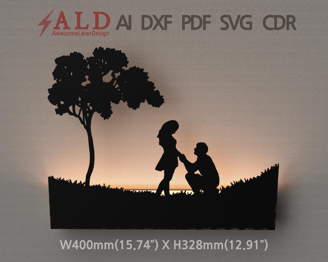 Shadow Box Laser Cut Files Lightbox Svg Files Dxf Files for Laser