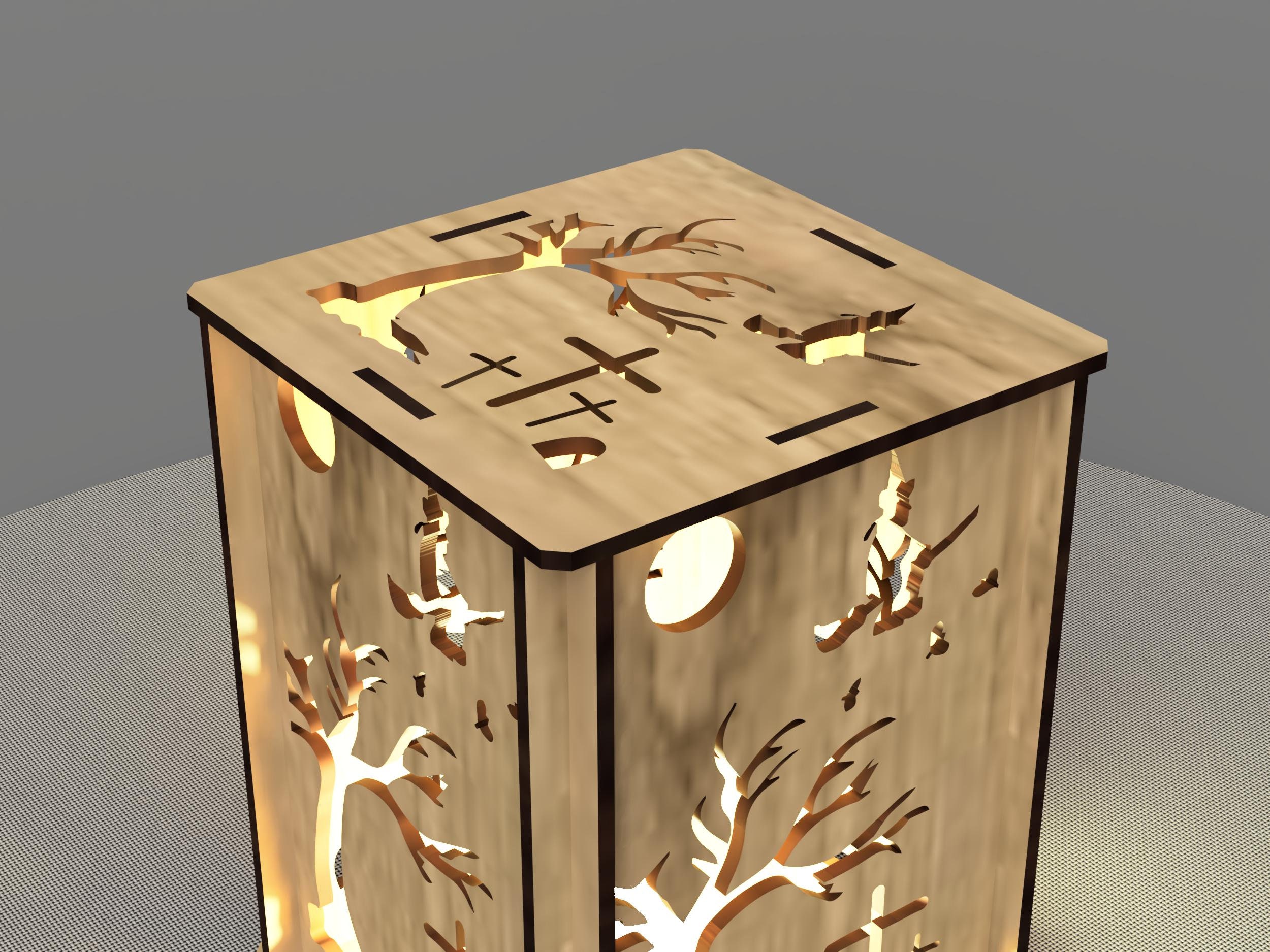 Light Box Laser Cut Files Lightbox Svg Files Dxf Files for Etsy Australia