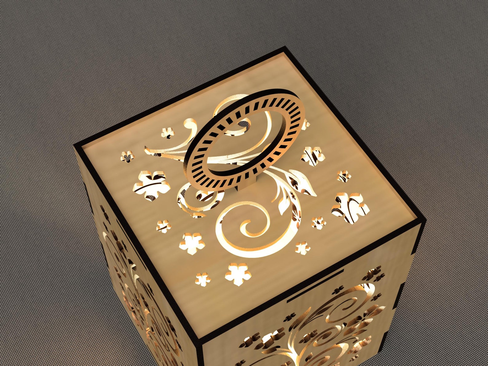 Light Box Laser Cut Files Lightbox Svg Files Dxf Files for Laser